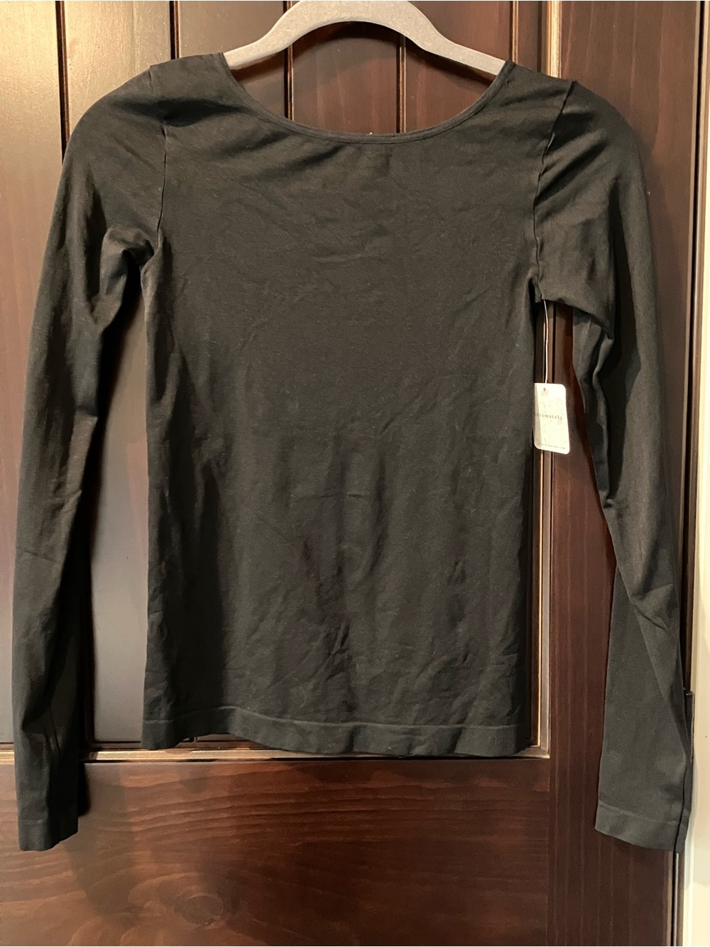 FREE PEOPLE Low-Back Long Sleeve Layering Top